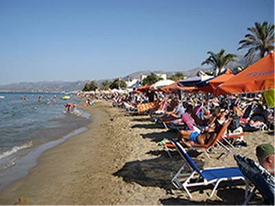 view stalis beach