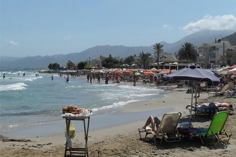 Photo de la plage de Stalis